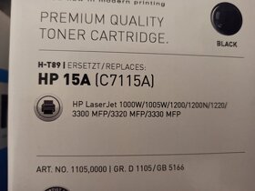 Tři kusy, toner KMP, kompatibilní s HP 15A - 5