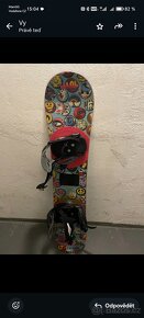 Prodám snowboard Burton chicklet 130cm - 5