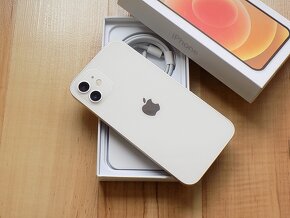 APPLE iPhone 12 256GB White - ZÁRUKA - TOP STAV - 5