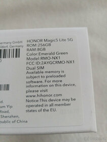 Nový Honor Magic5 Lite 5G 8GB/256GB Emerald Green, ZÁRUKA - 5
