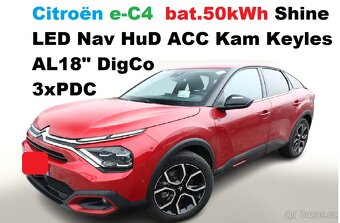 eV C4 Bat.50kWh Shine LED Nav HuD ACC Kam Keyl VirCo AL 9/23 - 5