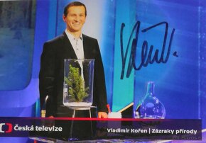 Prodám podpisové karty moderátorů z České televize - 5