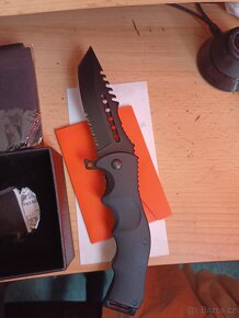 Knife 8,5palcový, kapesní nůž s otevřenou čepelí EDC - 5