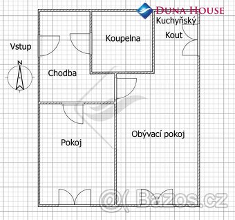 Prodej bytu 2+kk, 41,5 m2, Louny. - 5