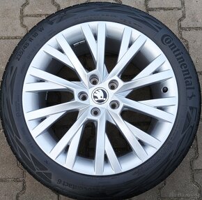 Originál alu sada disků Škoda Superb III 5x112 R18 Antares - 5