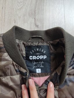 Dámská bomber bunda Cropp, vel. S - 5