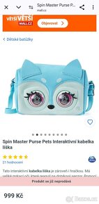 Spin Master Purse Pets Interaktivní mrkací kabelka liška - 5