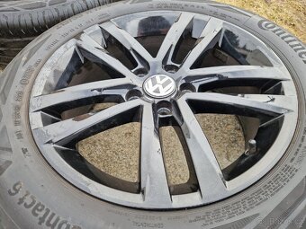 Alu kola letní pneu 215/55 Salvador R17 5x112 ET 40, Touran - 5