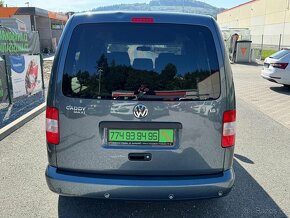 ► VW CADDY MAXI 1,6 MPI-75 KW, 7 MÍST, PARK.SENZORY,TOP KM ◄ - 5