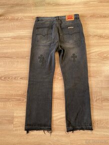 Custom Chrome Hearts Jeans Black - 5