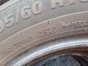 Sada letních pneu Kumho 205/60/16, cca 5 mm - 5