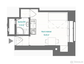 Pronajmu 1+kk, 20m2, Praha 4, Nusle - Pankrác - 5