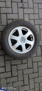 Škoda-litá kola Elegant 15"-5x100-pneu 195/65 r15 - 5