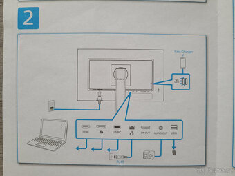 24" monitor Philips 243B1 - 5