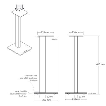 NorStone ESSE Stand - Červené - 5