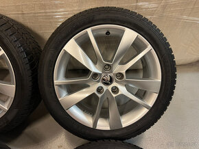 225/45R17 ZIMNÍ PNEU KOLA ŠKODA OCTAVIA III 5X112 7x17 ET49 - 5