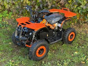 DĚTSKÁ ATV vzor HUMMER 1000W LITHIUM oranž AE004 - 5