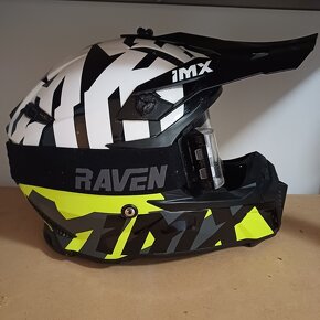 Motokrosová přilba IMX + brýle Raven - 5