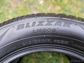 4x Zimní pneu Bridgestone Blizzak LM005 - 215/65 R17XL - 80% - 5