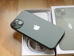 APPLE iPhone 13 256GB Green - ZÁRUKA - TOP STAV - 5