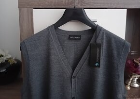 Enzo Lorenzo pánská vesta vel. XL vlna nová - 5