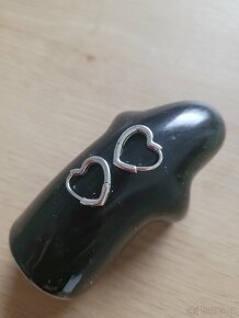 Dámské i dívčí ocelové náušnice srdce srdíčka - 5