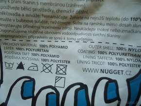 Zimní bunda české zn. Nugget s membránou GEWETEX, vel. M - 5