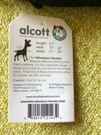 Alcott Reflexní postroj pro psy černý vel. L - 5