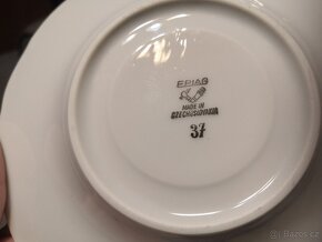 Růžový porcelán set na čaj - 5