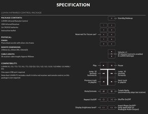 LUMIN Remote Control, dialkove ovladanie - 5