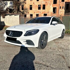 Maska GT style na Mercedes C-class - W205 - 15-18 - čer lesk - 5