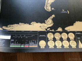 Stírací mapa světa - 5