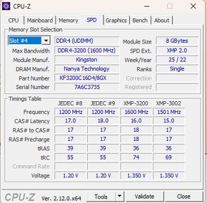 Kingston FURY 16GB KIT DDR4 3200MHz CL16 - 5