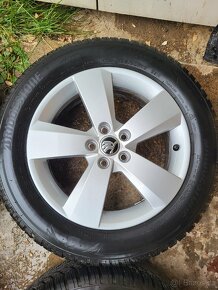 Zimní alu kola Škoda Scala/Kamiq, zimní pneu 195/60 R16 - 5