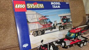 lego model team 5590 kamion s vrtulníkem včetně krabice - 5