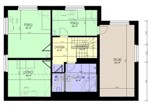 Čučice – stavební pozemek, 387 m2, vypracovaný projekt se st - 5