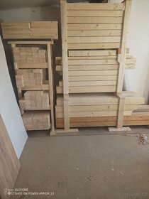 Dřevěný regál do garáže, dílny - 5