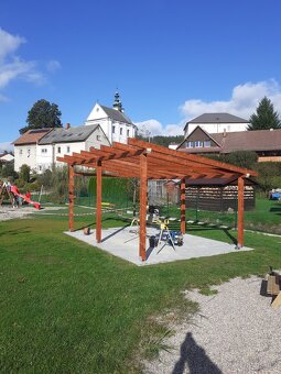 Dřevník, pergola,přístřešek, zahradní nábytek - 5