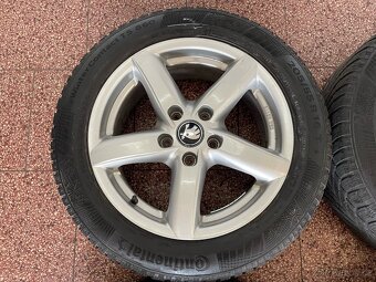 Originální alu kola Volkswagen r16,zimní pneu 5,5mm - 5