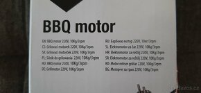 Grilovací motor 220V, 10kg - NOVÝ - 5