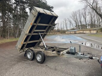 Bržděný sklopný přívěs Hapert 2000 kg, nová STk - 5