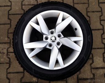 Alu kola originál Škoda Octavia IV 5x112 R17 Lyra - 5