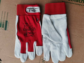 Pracovní rukavice kůže a bavlna - 5
