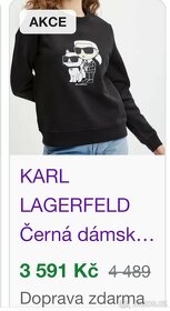 Karl Lagerfeld black woman sweat XL - 5