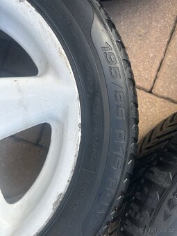 CELOROCNI PNEUMATIKY 195/55 R15 + ALU DISKY - 5