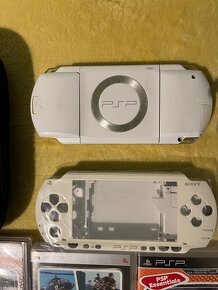 PSP 1000 Ceramic White + 4 hry, 16GB karta - 5