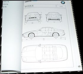 Prospekt katalog fotografie BMW 850 E31 7 E32 6 E24 3 E30 - 5