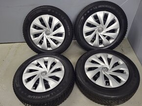 Originál 15" VW Škoda 5x100 zimní pneu 4,5-7mm - 5