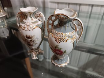 Prodám 2ks porcelánových váziček Dux - 5