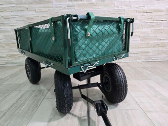 Kovový zahradní vozík 300 kg nový rozbalený - 5